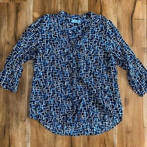 Cynthia Rowley V Neck Blouse